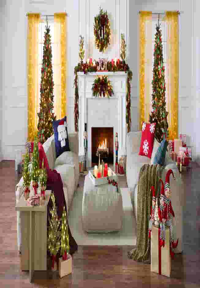 6' Pre-Lit Bordeaux Garland image number 3
