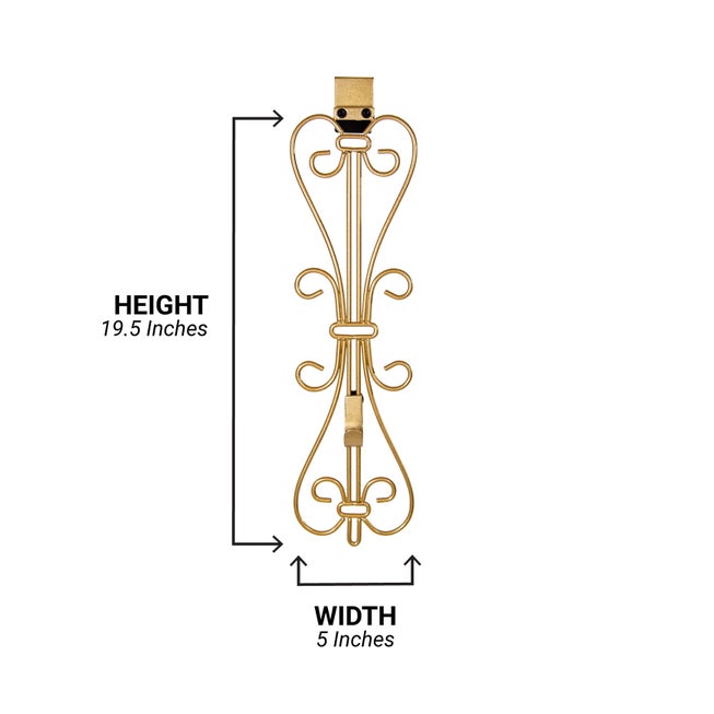 Adjustable Wreath Hanger for Door image number null