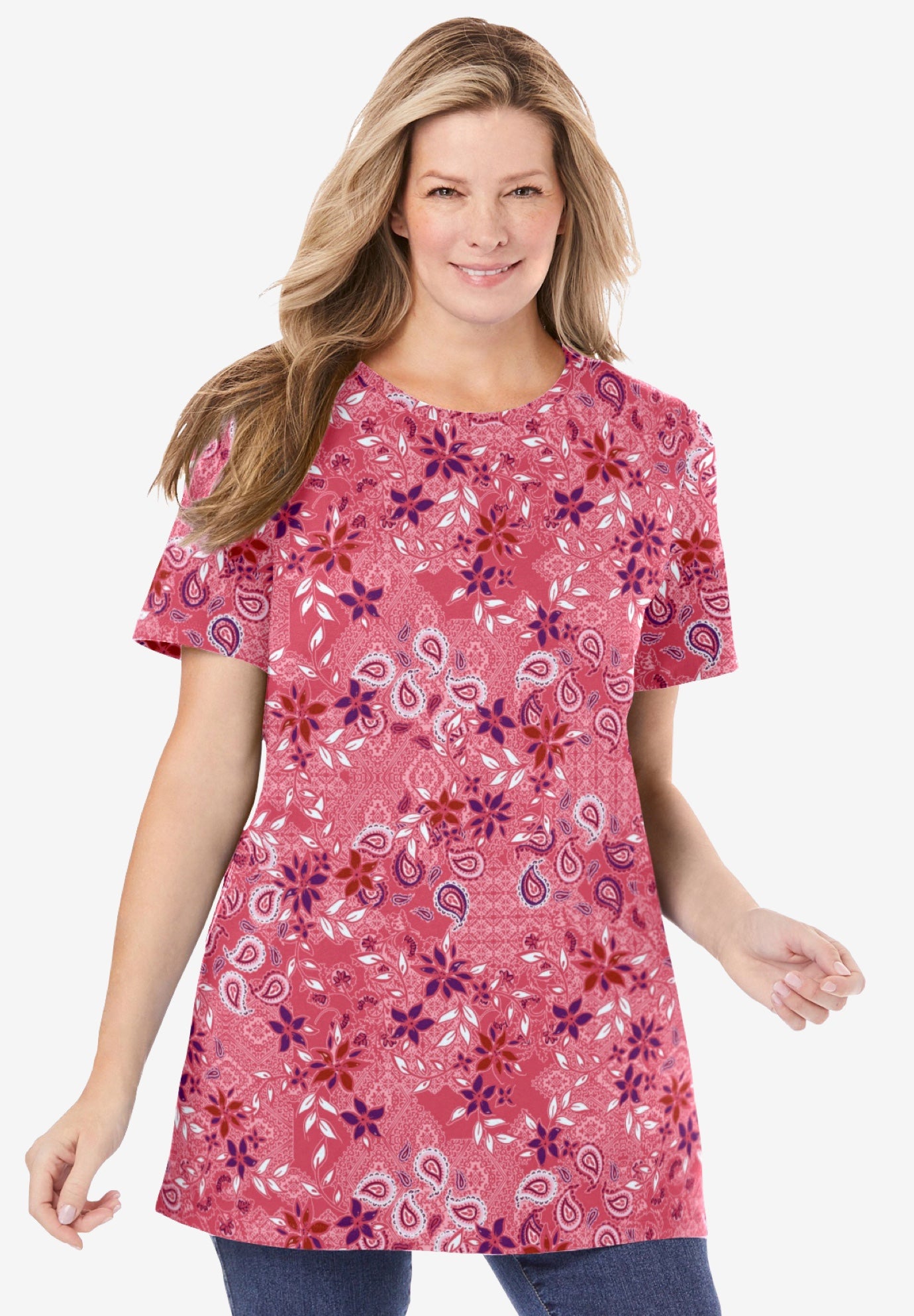 Perfect Printed Crewneck Tunic image number 5