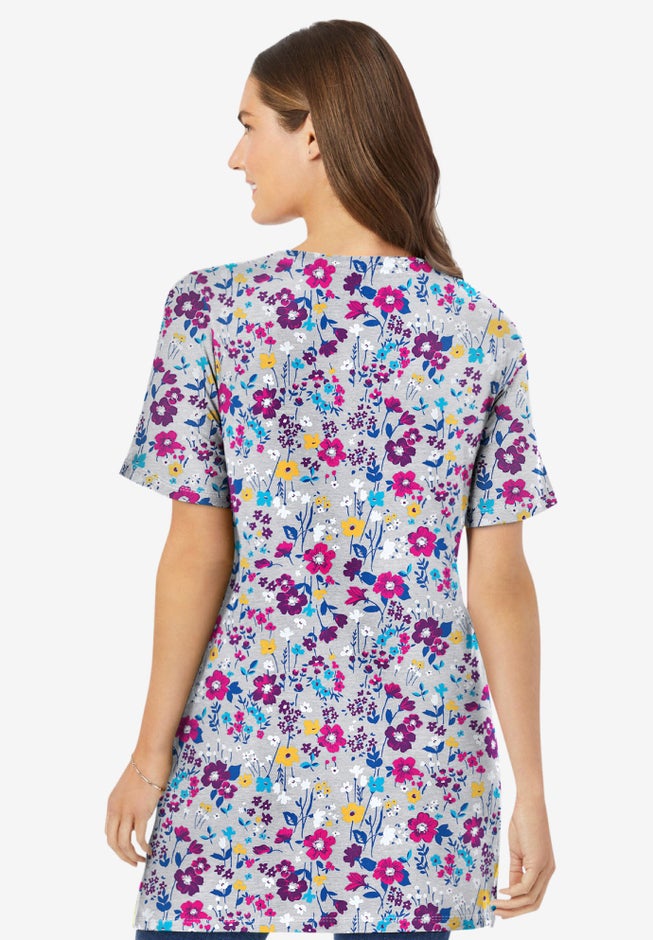 Perfect Printed Crewneck Tunic image number 1