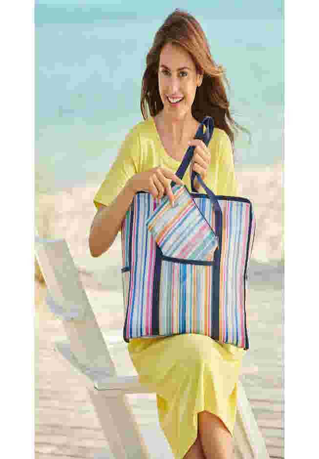 Two-Piece Mesh Tote Set image number 0