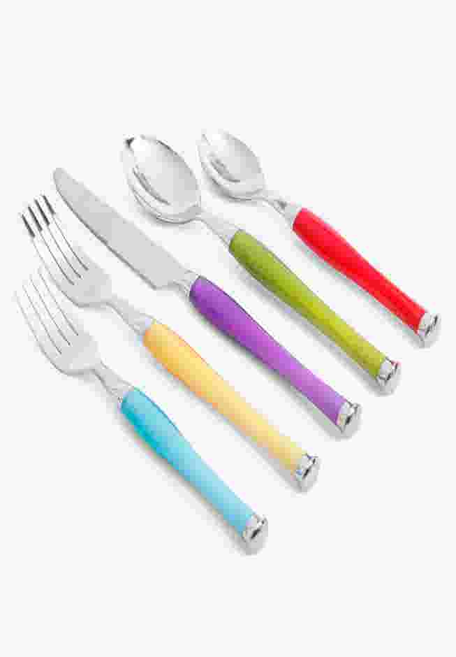20 Pc. Santoro Assorted Flatware Set image number 1