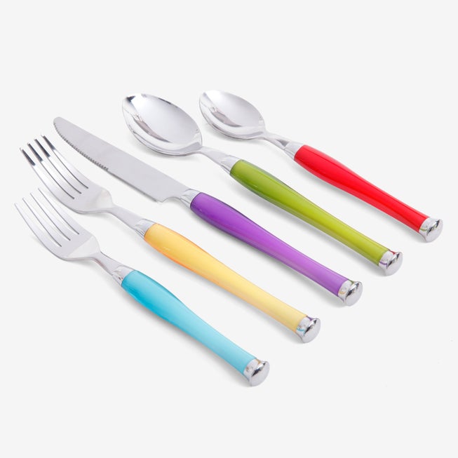20 Pc. Santoro Assorted Flatware Set image number 1