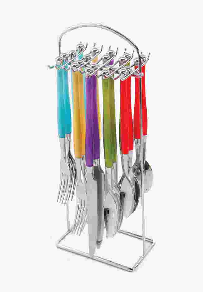 20 Pc. Santoro Assorted Flatware Set image number 0