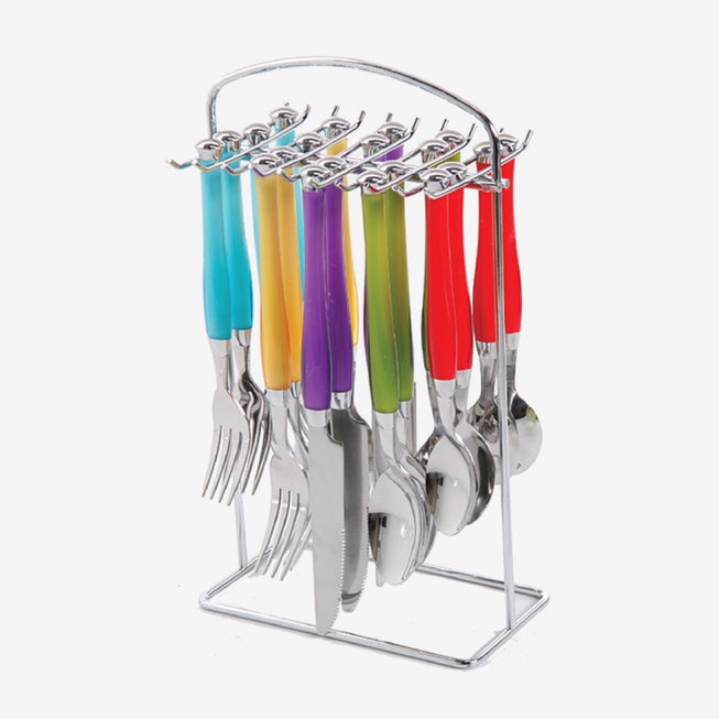 20 Pc. Santoro Assorted Flatware Set image number 0