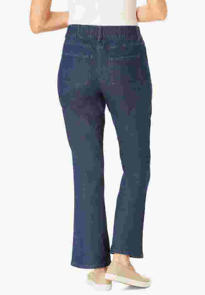 Secret Solutions&trade; Tummy Smoothing Bootcut Denim Jean image number 1