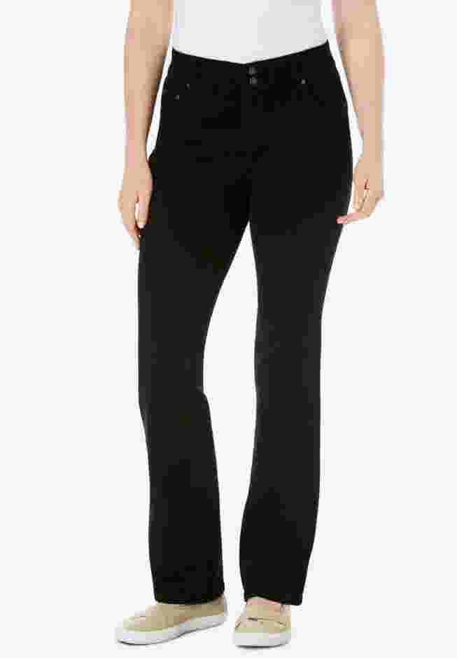 Secret Solutions&trade; Tummy Smoothing Bootcut Denim Jean image number 0