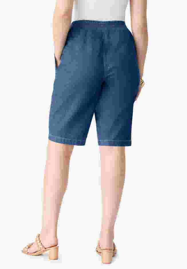 Plus Size Easy-Wear Bermuda Short image number 1