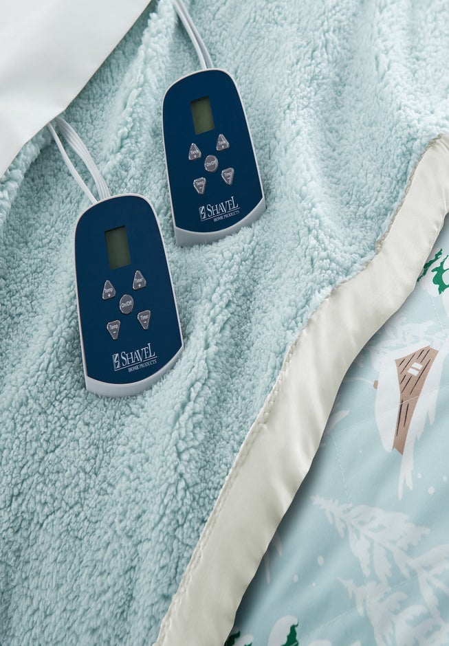 Micro Flannel Sherpa Electric Blanket image number 4