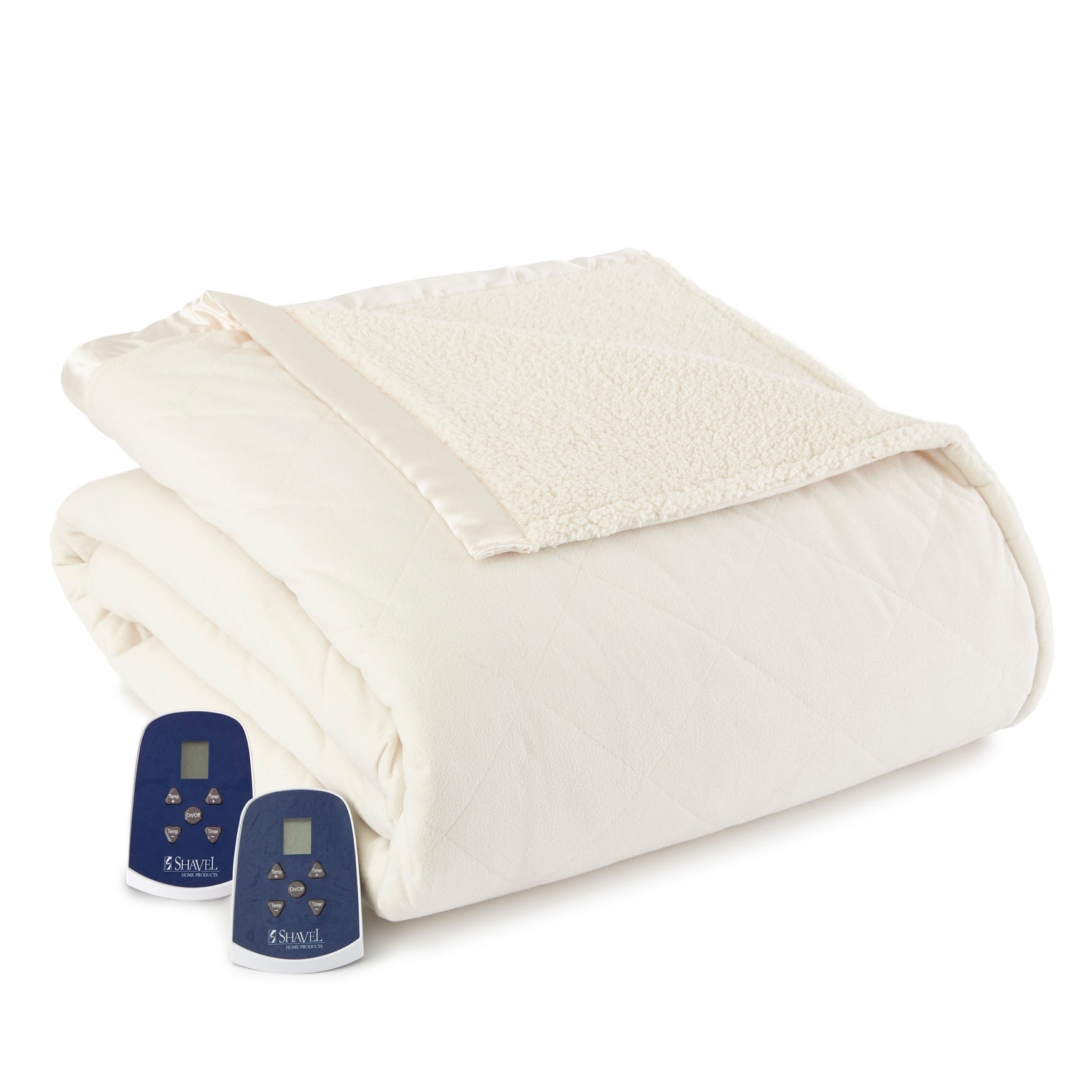 Micro Flannel Sherpa Electric Blanket image number 0