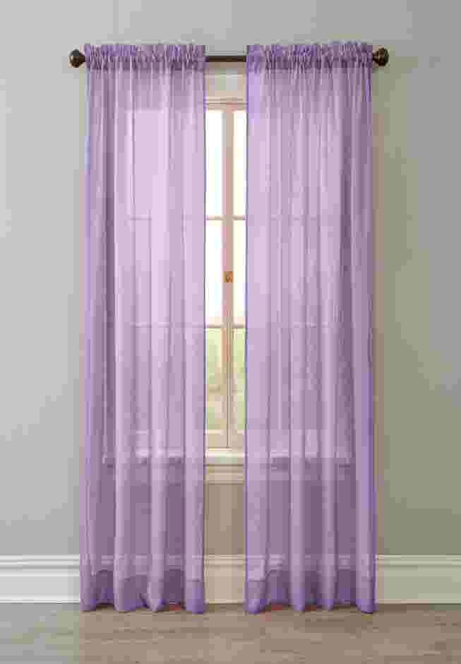 BH Studio Crushed Voile Rod-Pocket Panel image number 0