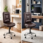 500 lbs. Weight Capacity Armless Office Chair image number null