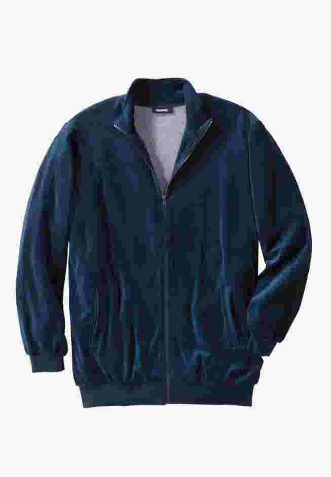 Velour Full-Zip Jacket image number 0