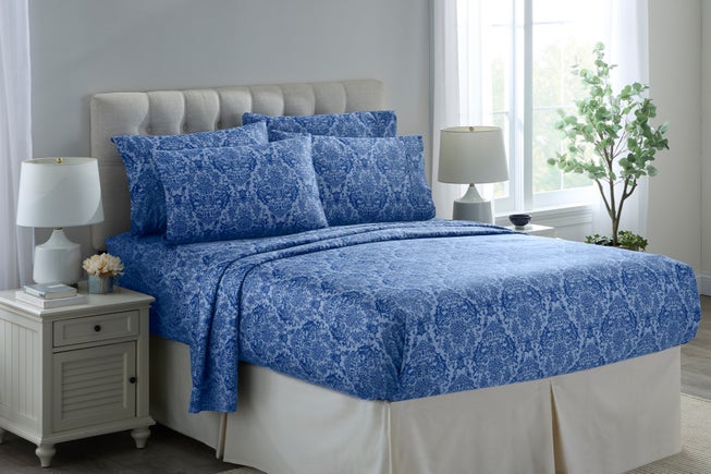 Printed Damask 6-PC. Sheet Set image number 3