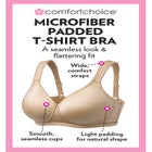 Microfiber Wireless Lightly Padded T-Shirt image number null