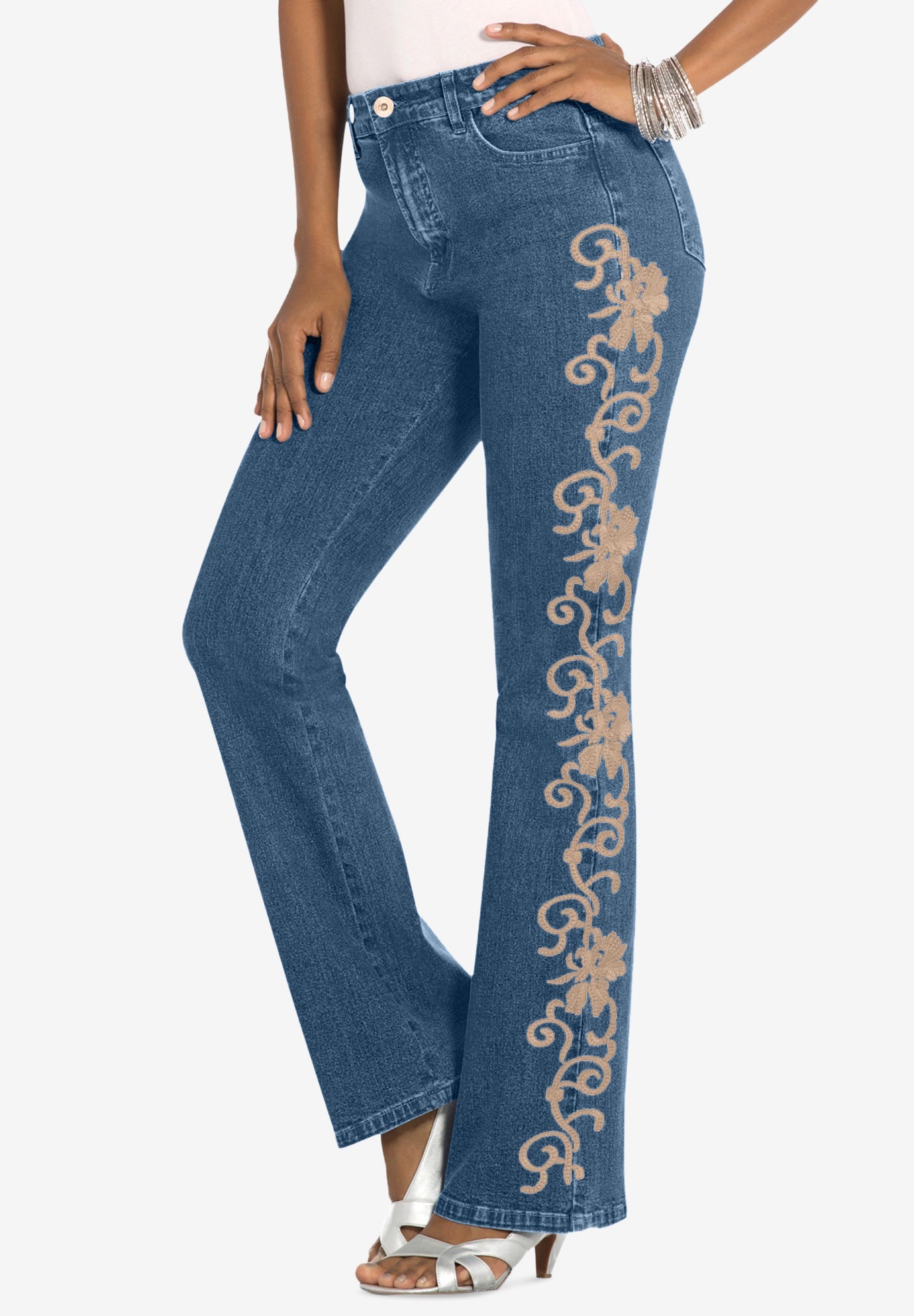 Plus Size Whitney Jean with Invisible Stretch&reg; image number 0