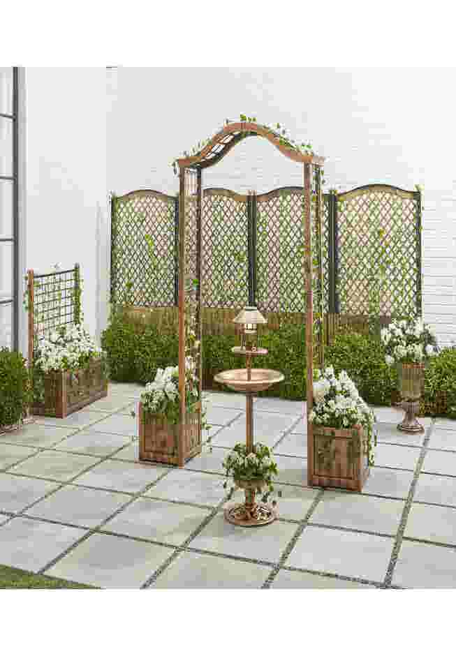 Trellis Fence, Set Of 2 image number 2