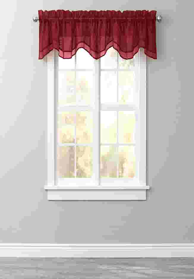 BH Studio Sheer Voile Layered Valance image number 0