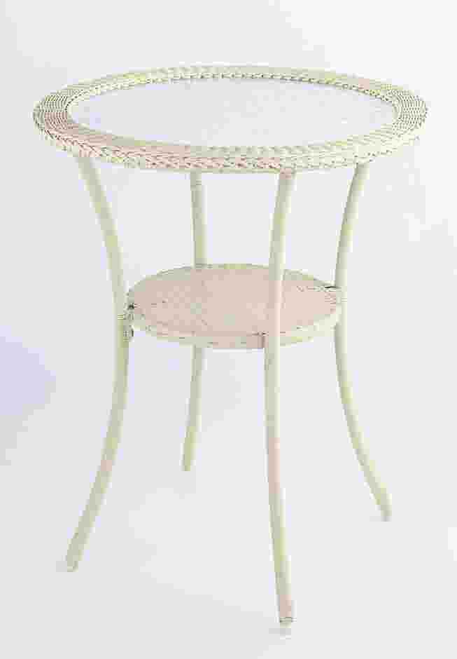 Roma All-Weather Resin Wicker Bistro Table image number 0