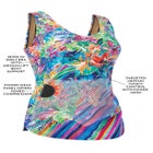 Sarong V-Neck Tummy Control One-Piece Swimsuit image number null