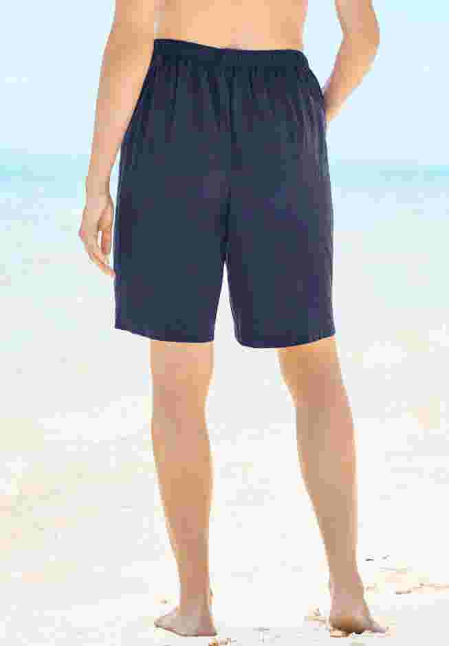 Taslon® Cover Up Board Shorts with Built-In Brief image number 1