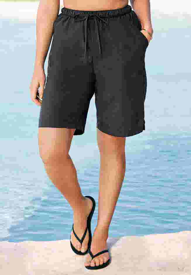 Taslon® Cover Up Board Shorts with Built-In Brief image number 0
