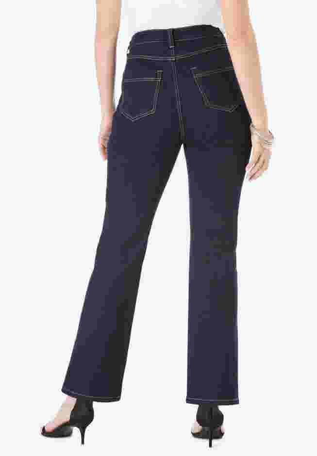 Embroidered Bootcut Jean image number 1
