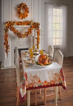6-ft. Pre-lit Harvest Daisy Garland