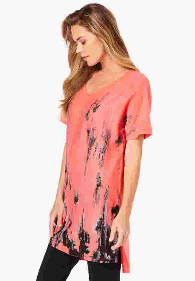 Printed Textured Tunic image number 2
