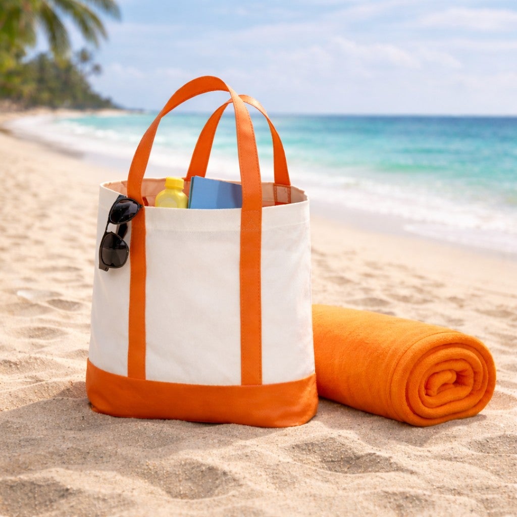 Tote Bag With Free Throw image number 1