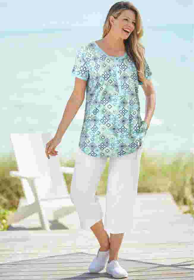 Knit Henley Tunic image number 6