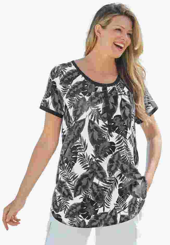 Knit Henley Tunic image number 0