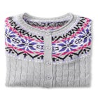 Fair Isle Cardigan Sweater image number null