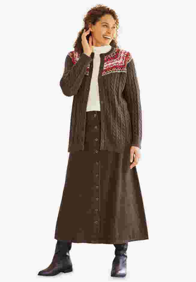 Fair Isle Cardigan image number 3