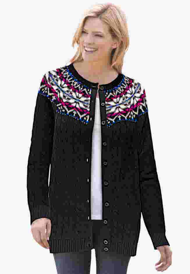 Fair Isle Cardigan image number 0