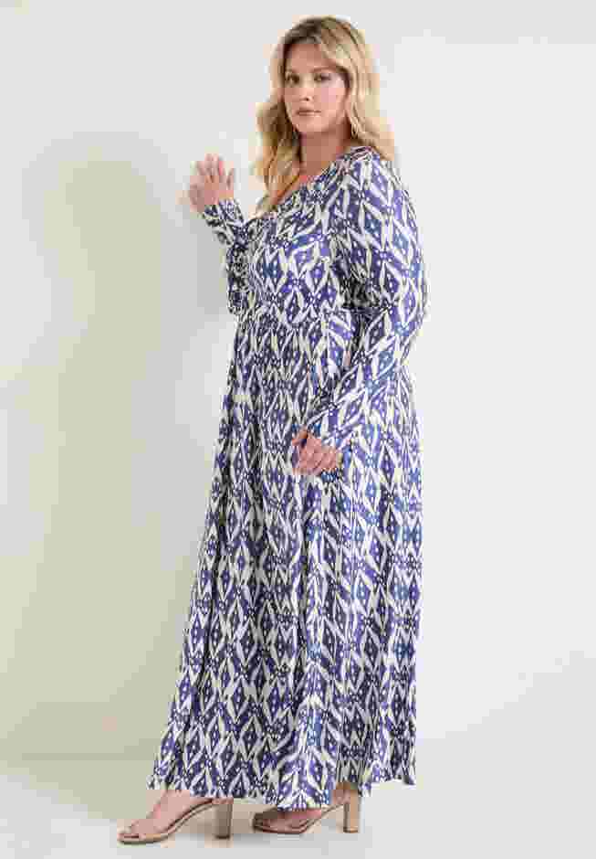 V Neck Maxi Dress image number 2