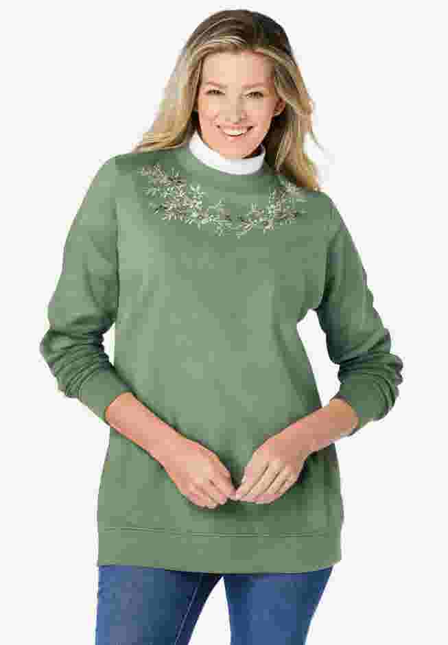 Layered-Look Sweatshirt image number 0