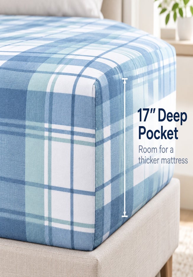 Cotton Flannel Print Sheet Set image number 6