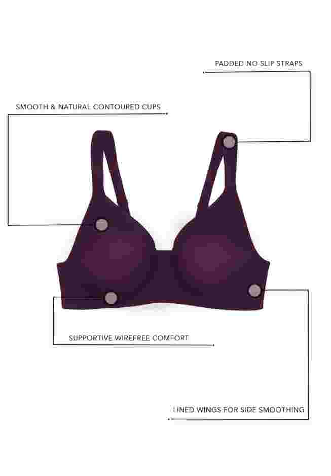 Brigitte Seamless Wireless T-shirt Bra 5042 image number 4