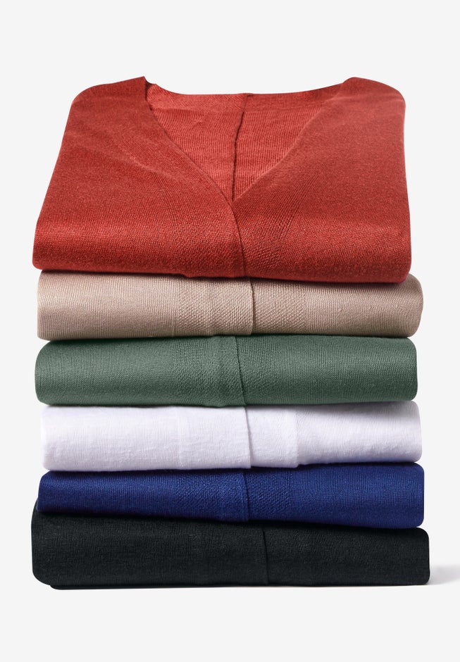 Lightweight Open Front Cardigan Sweater image number 3