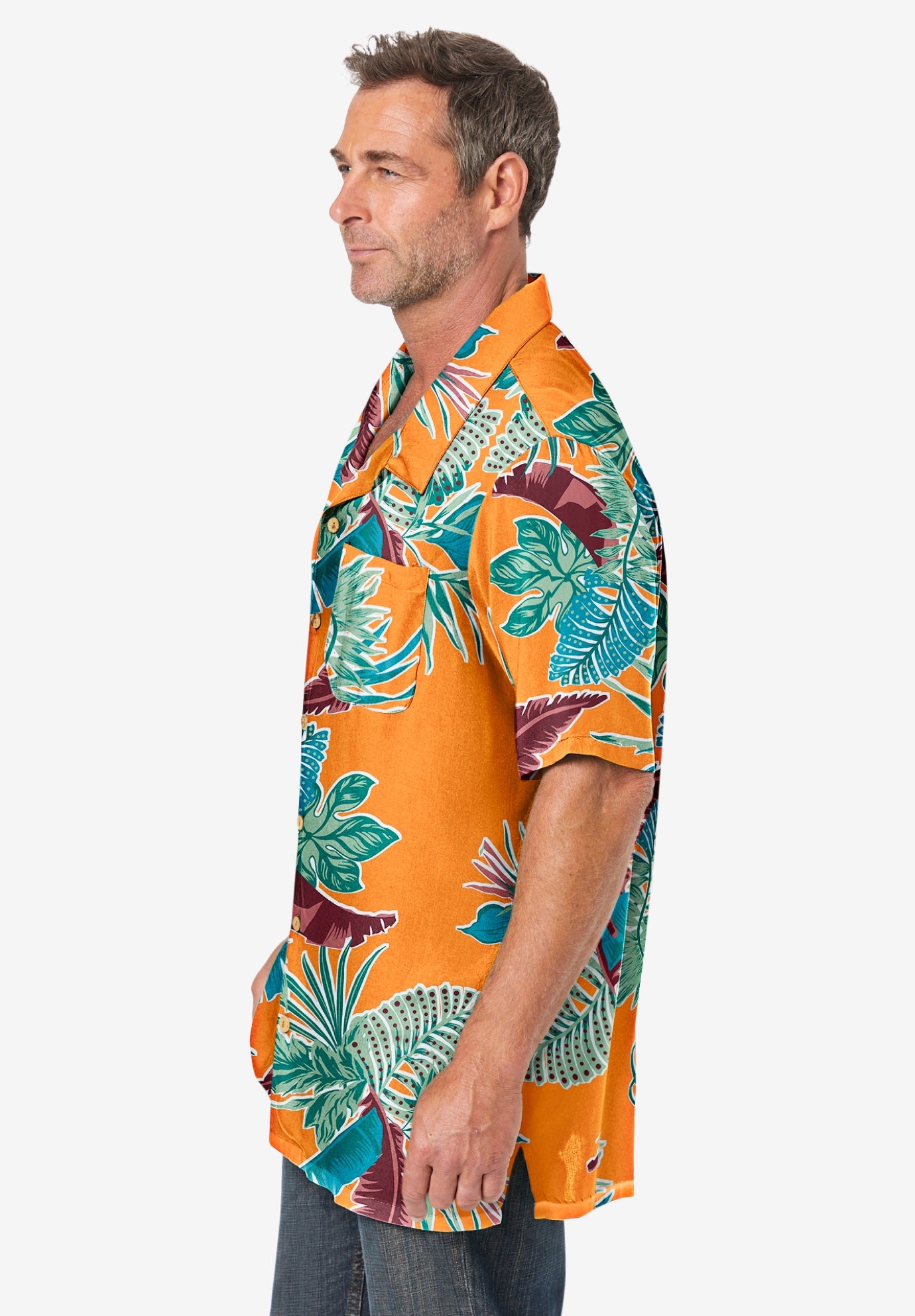 Printed Camp Shirt image number 2