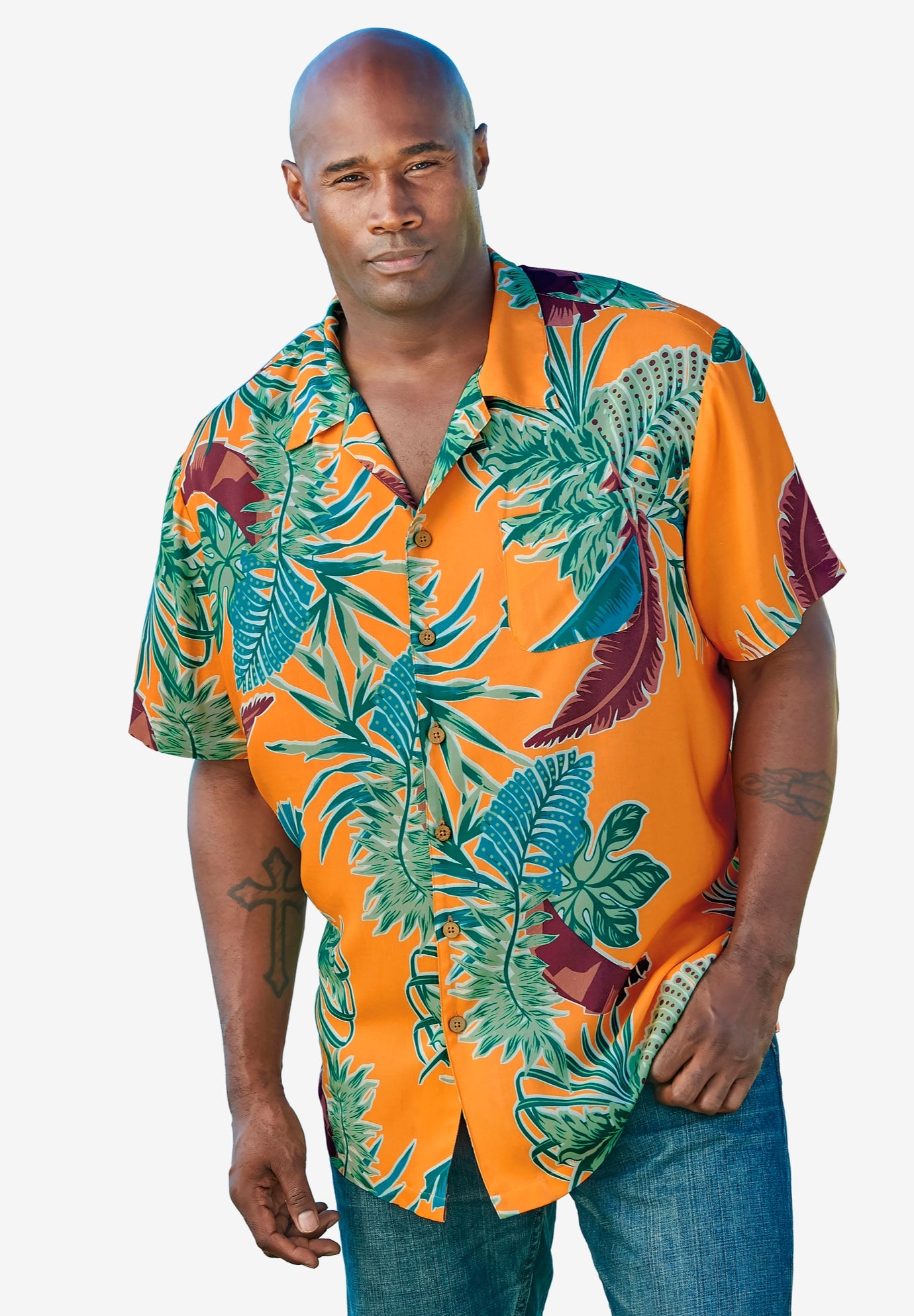 Printed Camp Shirt image number 0