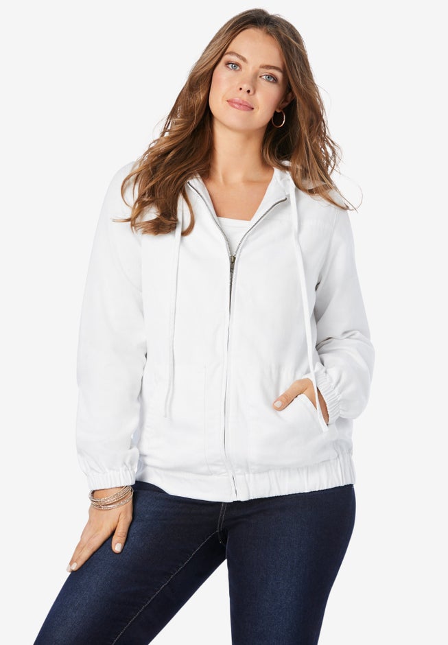 Cotton Complete Zip-Up Hoodie image number 0