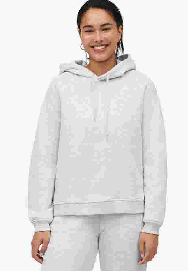 Hooded Fleece Boxy Sweatshirt image number 0