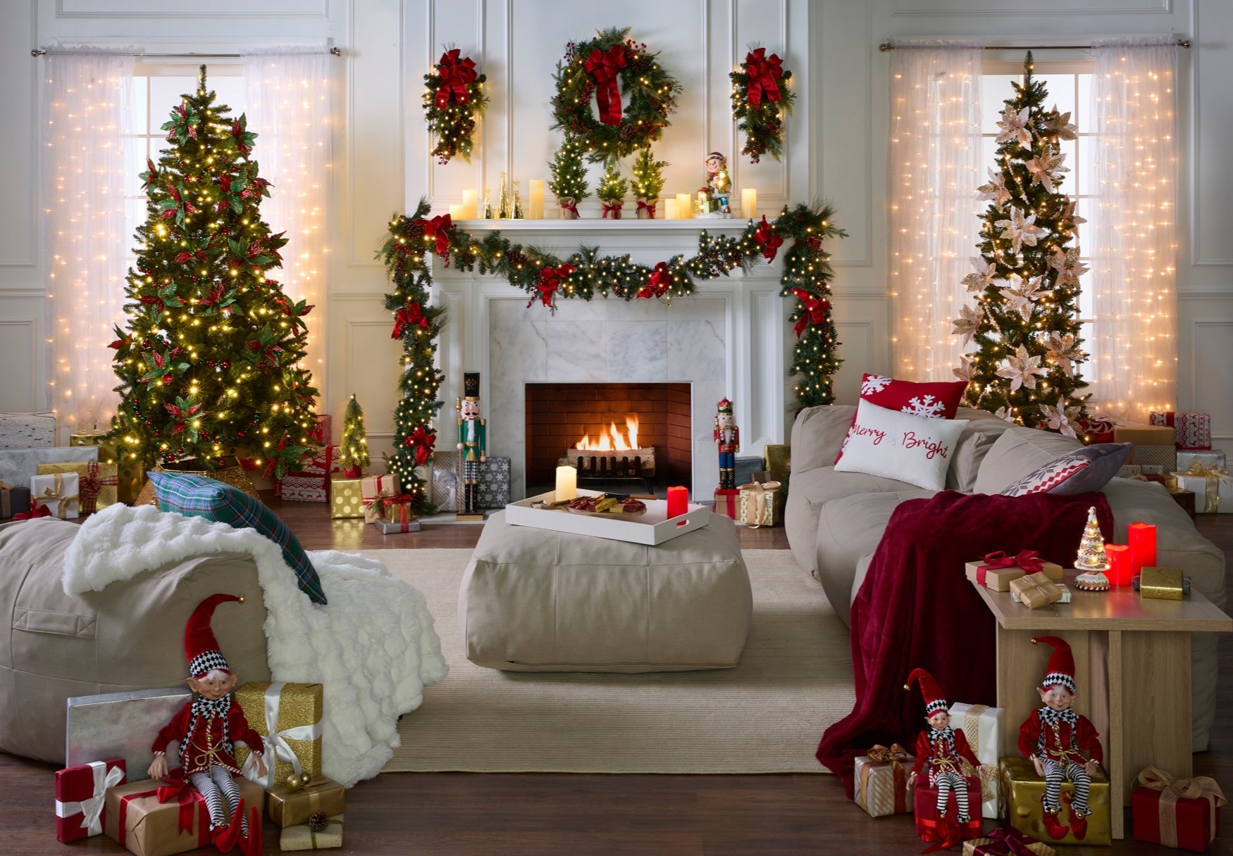 Leather Rectangular Serving Tray image number 3