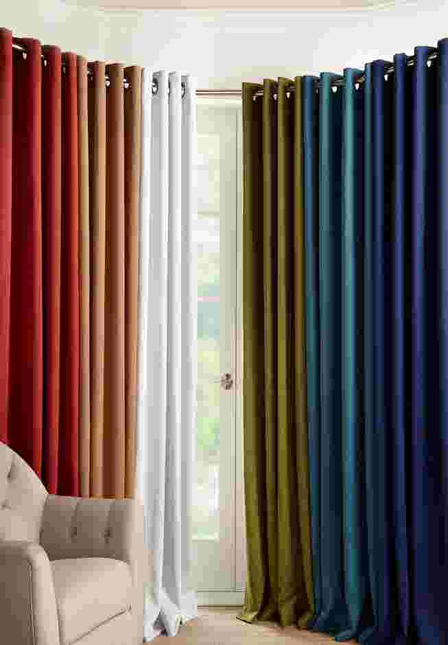 Edison Blackout Grommet Curtain image number 1