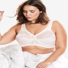 Glamorise&reg; Magic Lift&reg; Support Wireless Lace-Trimmed Bra 1000 image number null