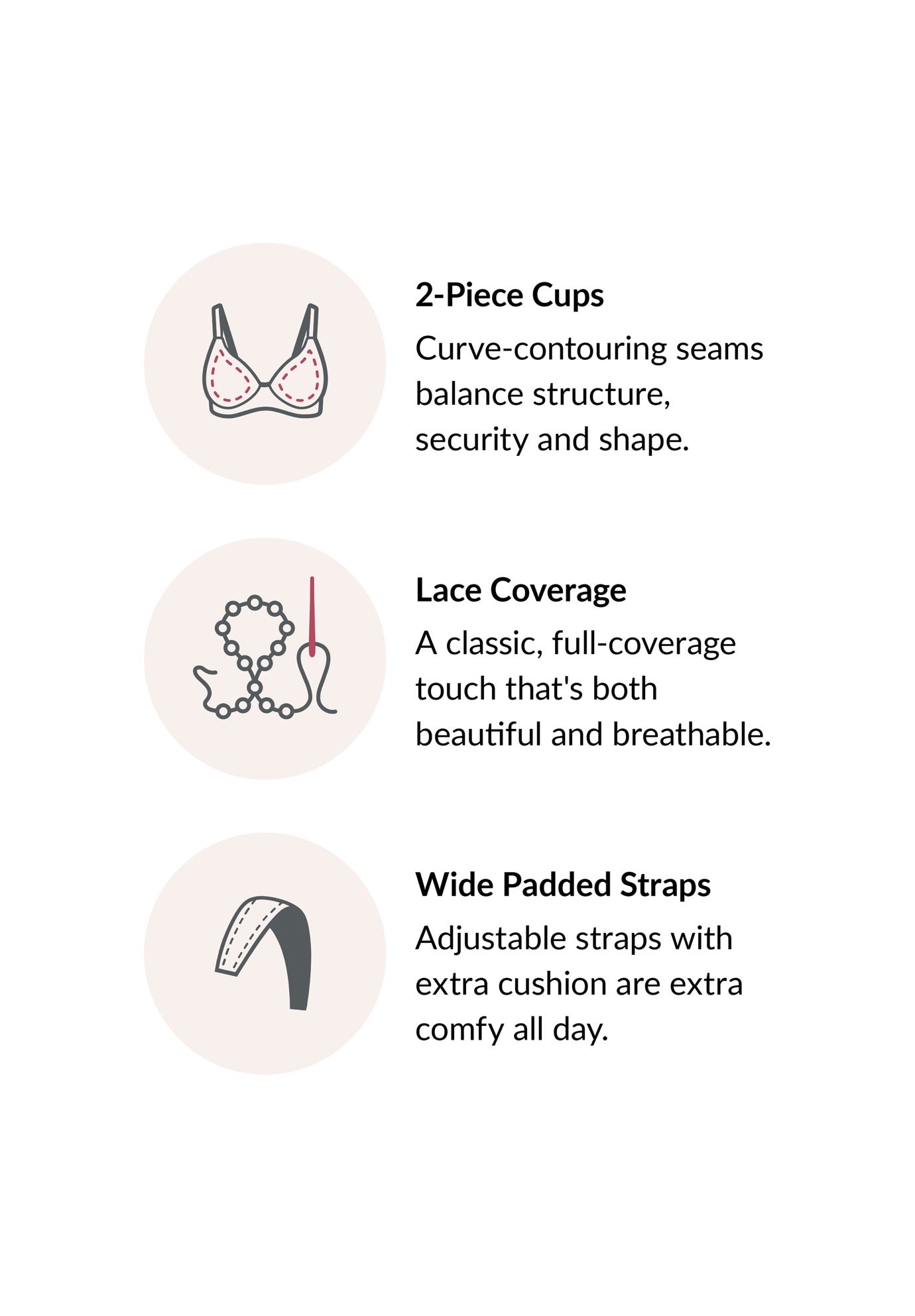 Glamorise&reg; Magic Lift&reg; Support Wireless Lace-Trimmed Bra 1000 image number 5