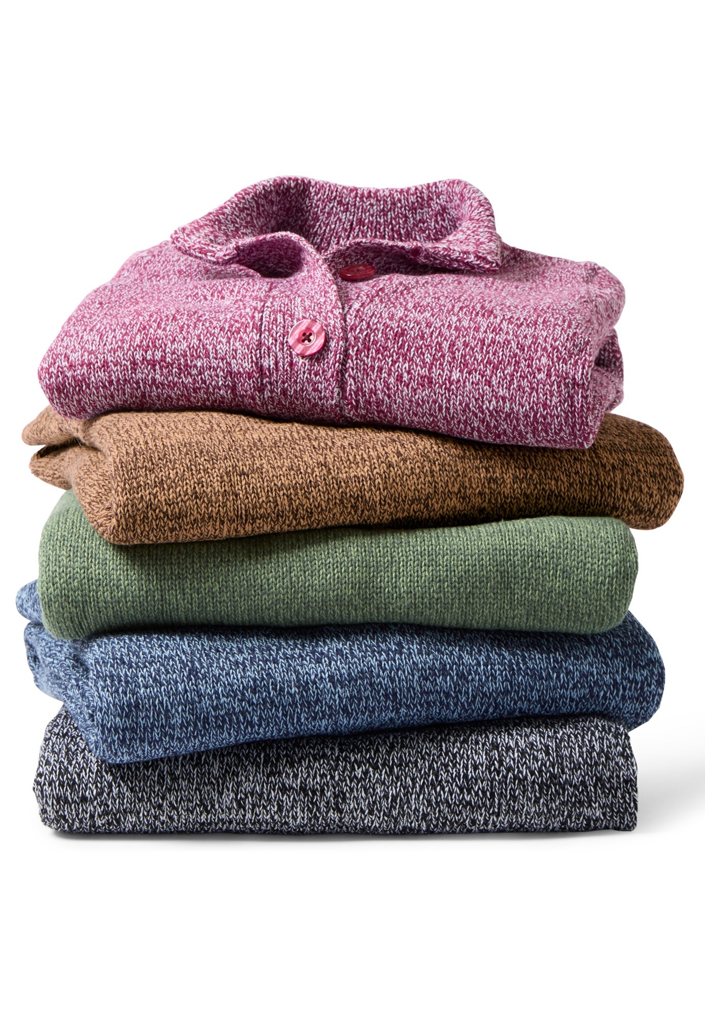 Marled Jacket Duster Sweater image number 2