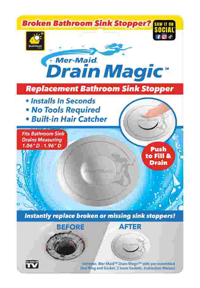 Mer-Maid Drain Magic® Sink Stopper image number 1